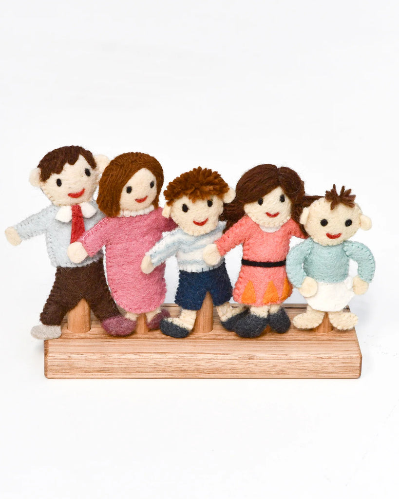Fingers Family Finger Puppet Set– tiny buttons
