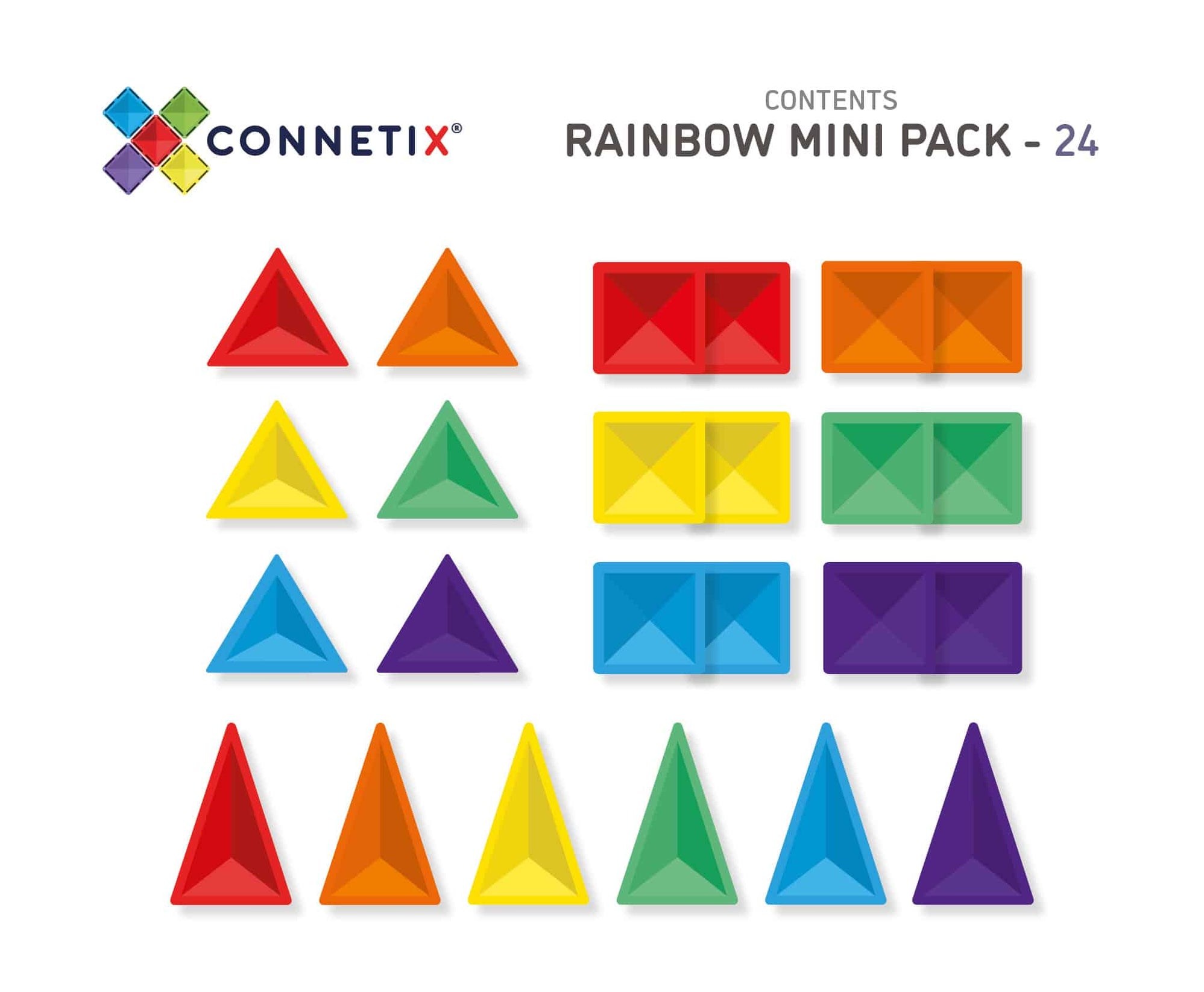 Rainbow Mini Pack 24 pc– tiny buttons